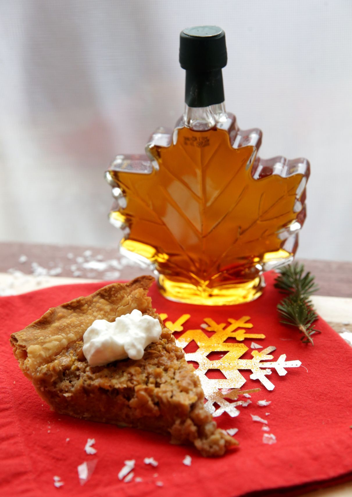 Cook with maple syrup for winter treat- Maple-walnut pie